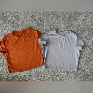 CRZ Yoga crop short sleeve shirts